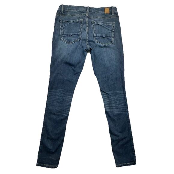 BKE Payton Ankle Skinny Jeans Women Size 29R Blue Dark Wash Denim - Picture 9 of 9